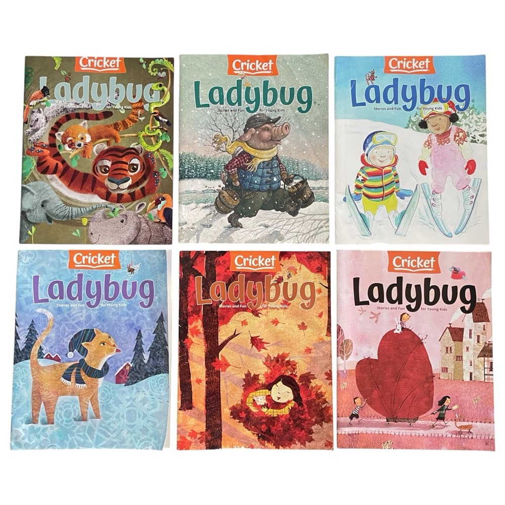 6 Cricket Ladybug Magazines